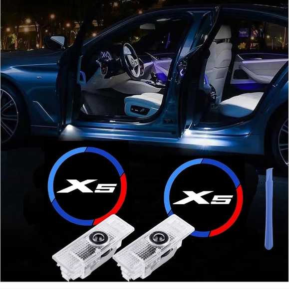 Set of 2 BMW X5 projector welcome door lights - Picture 2 of 3